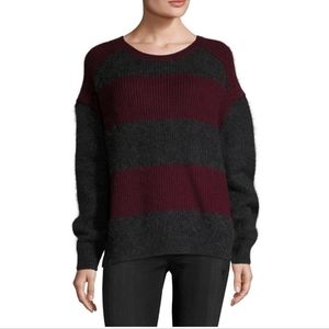 IRO | Sharon Striped Oversized Angora Sweater